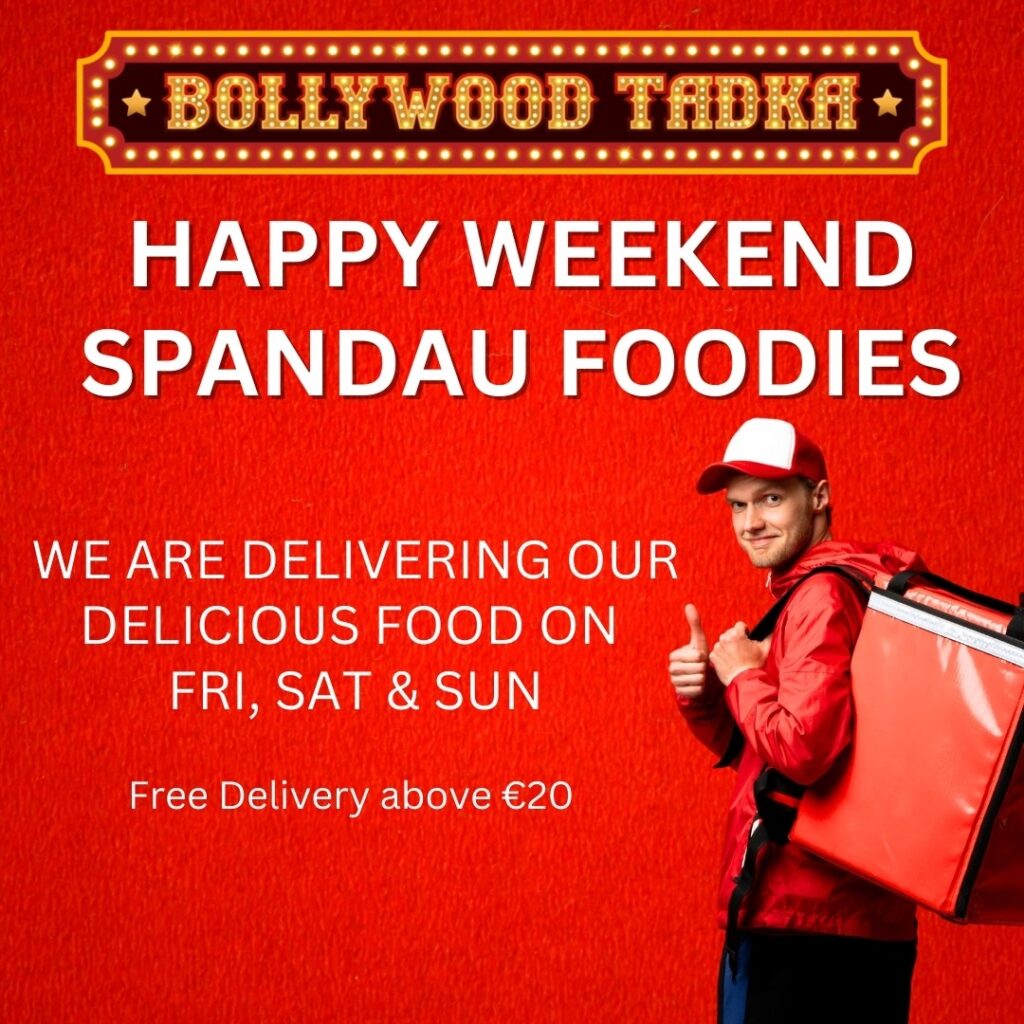 Delivering Indian food at Spandau