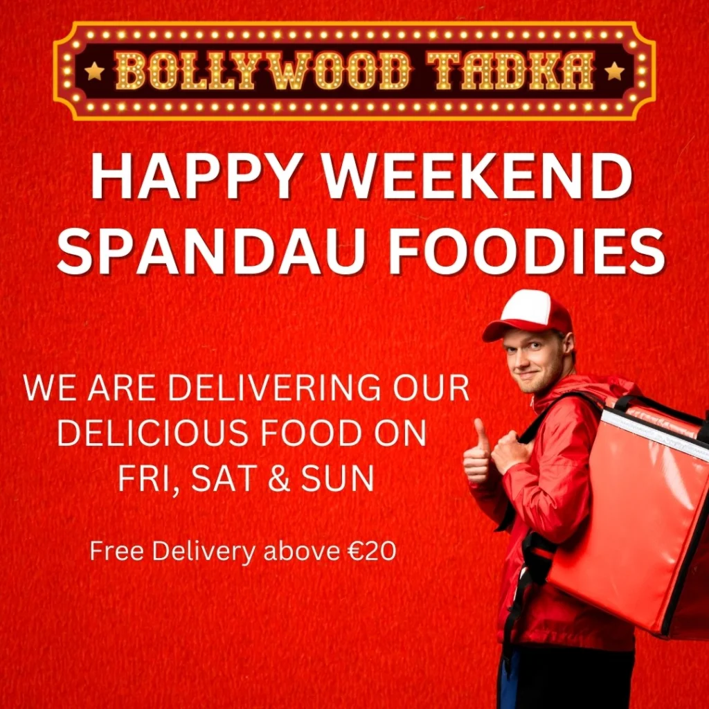 Delivering Indian food at Spandau