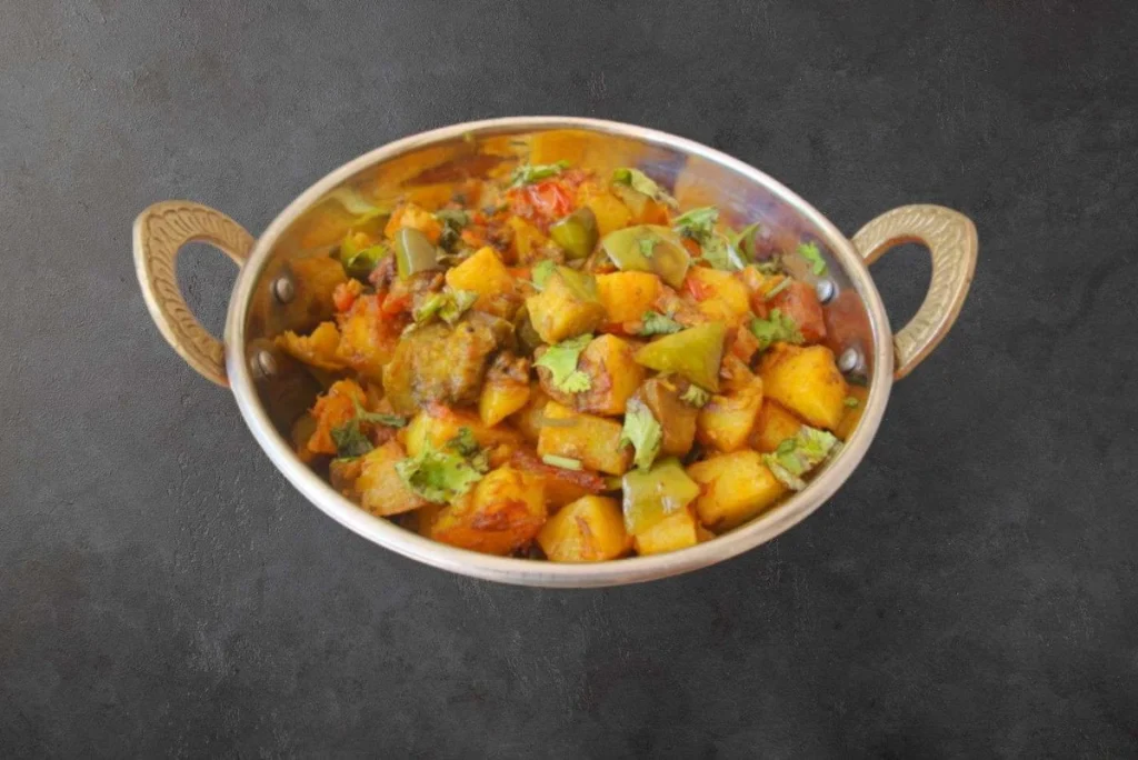 Aloo Baingan bei Bollywood Tadka Indisches Restaurant Berlin