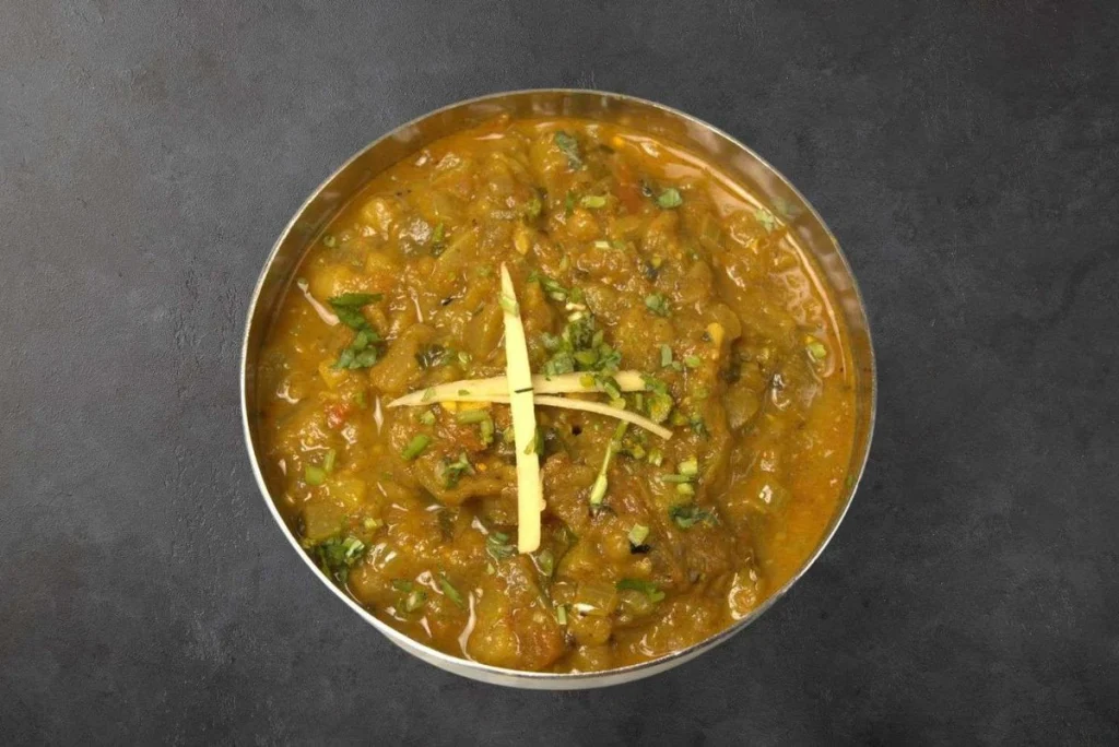 Baingan (Aubergine) Bharta bei Bollywood Tadka Indisches Restaurant Berlin