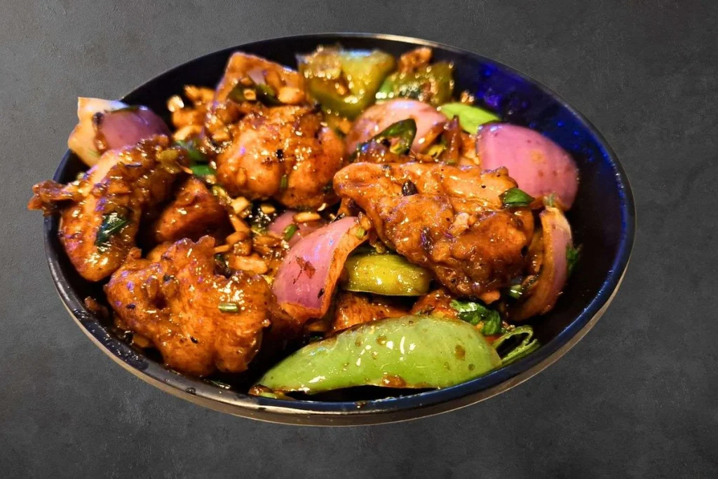 Chicken Chilli dry bei Bollywood Tadka Indisches Restaurant Berlin