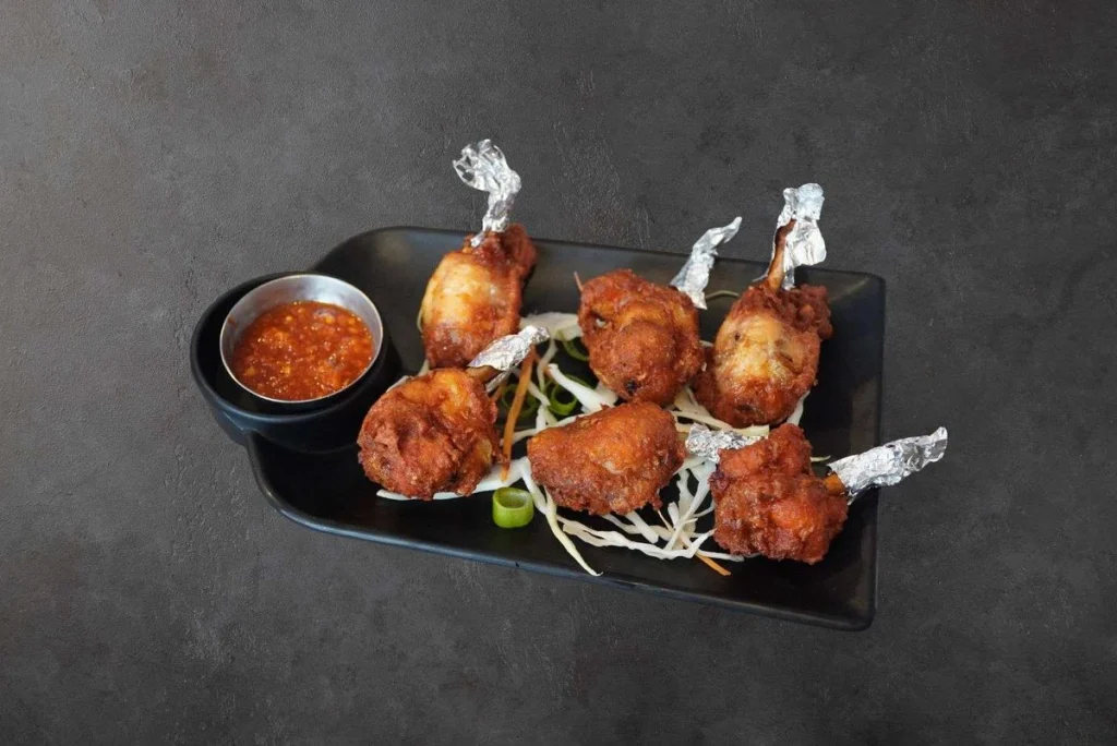 Chicken Lollipop bei Bollywood Tadka Indisches Restaurant Berlin