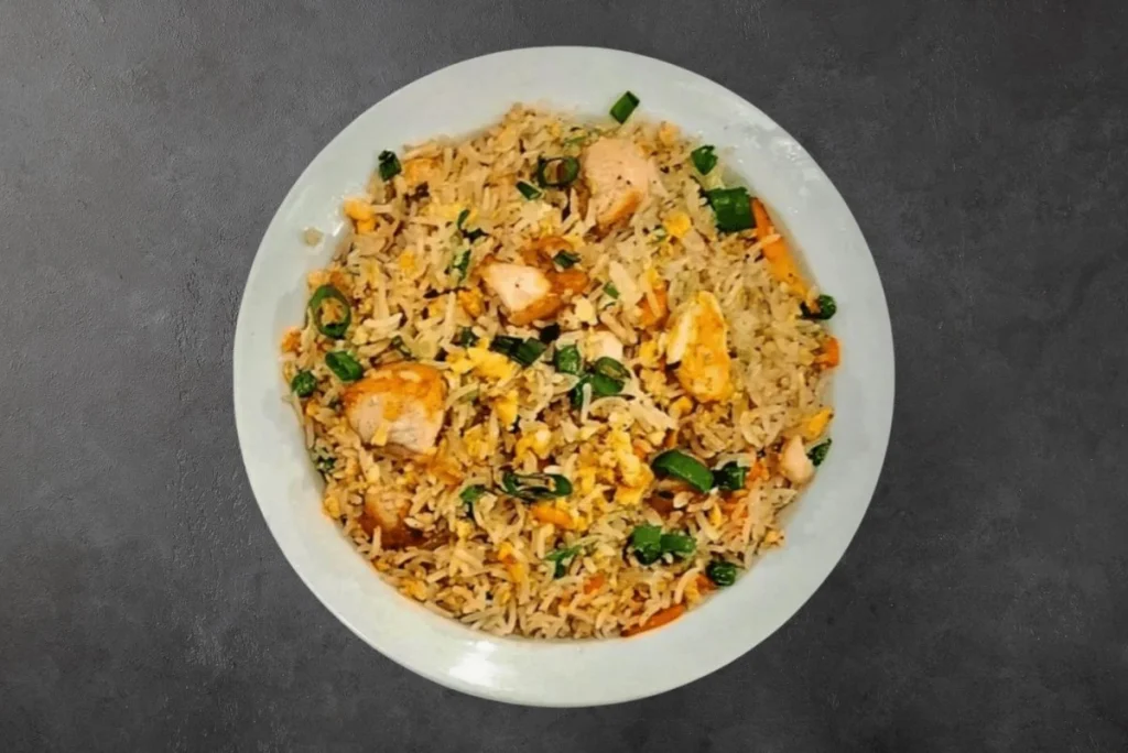 Chicken fried rice at Bollywood Tadka Indian Restaurant Berlin