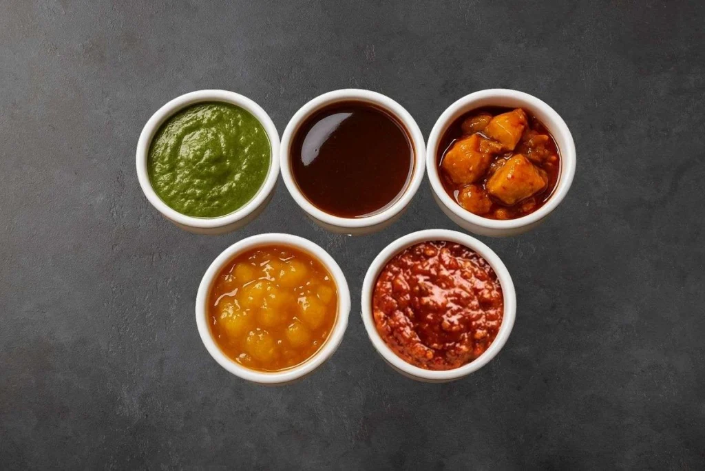Chutney Platter bei Bollywood Tadka Indisches Restaurant Berlin