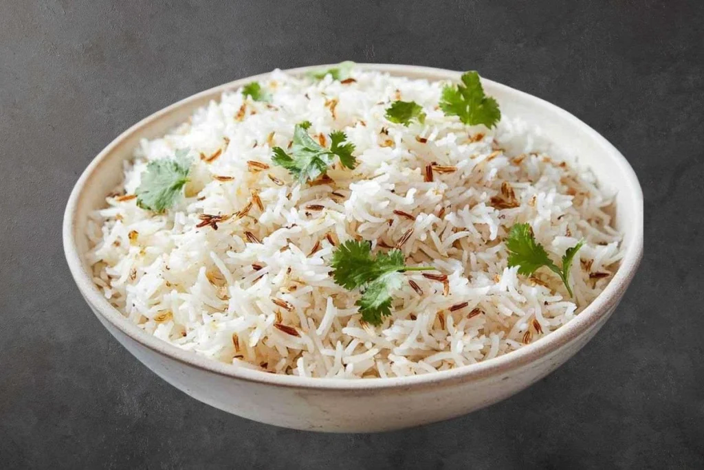 Jeera Rice at Bollywood Tadka Indian Restaurant Berlin