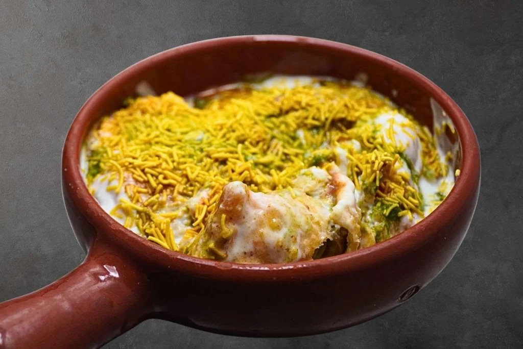 Samosa Chaat at Bollywood Tadka Indian Restaurant Berlin