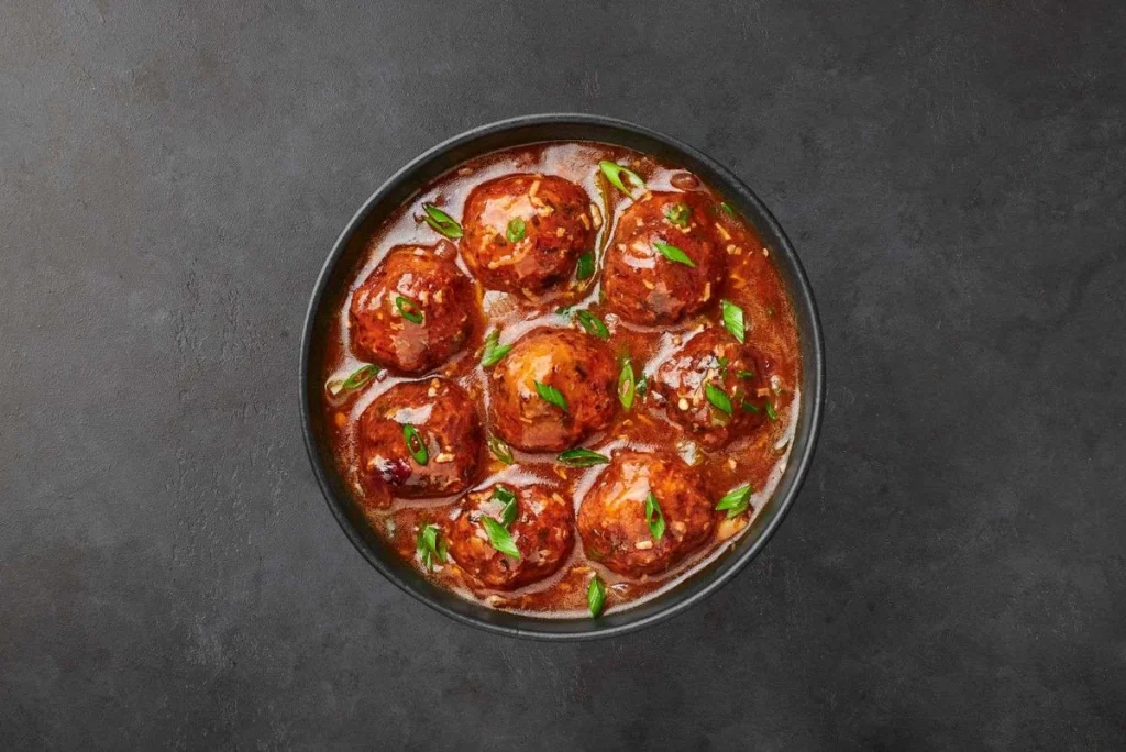 Veg Manchurian Gravy bei Bollywood Tadka Indisches Restaurant Berlin